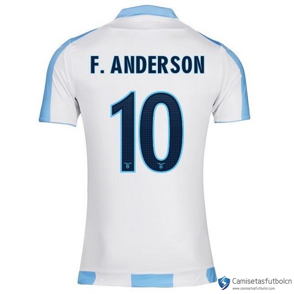 Camiseta Lazio Segunda equipo F.Anderson 2017-18
